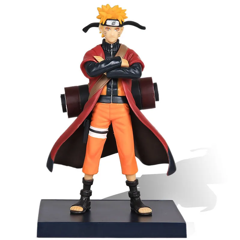 High quality 17cm Naruto Uzumaki manpower Mode Naruto doll fairy Figure Toys Doll In Boxin