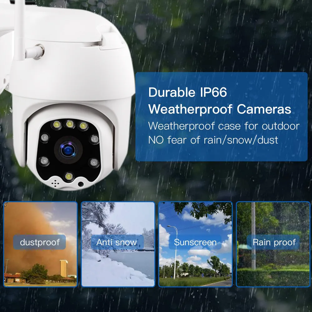 PTZ скоростная купольная wifi IP камера 1080P уличная 5X Zoom Беспроводная камера 8 шт. Led IR 30 м двухсторонняя аудио CCTV камера видеонаблюдения приложение Camhi
