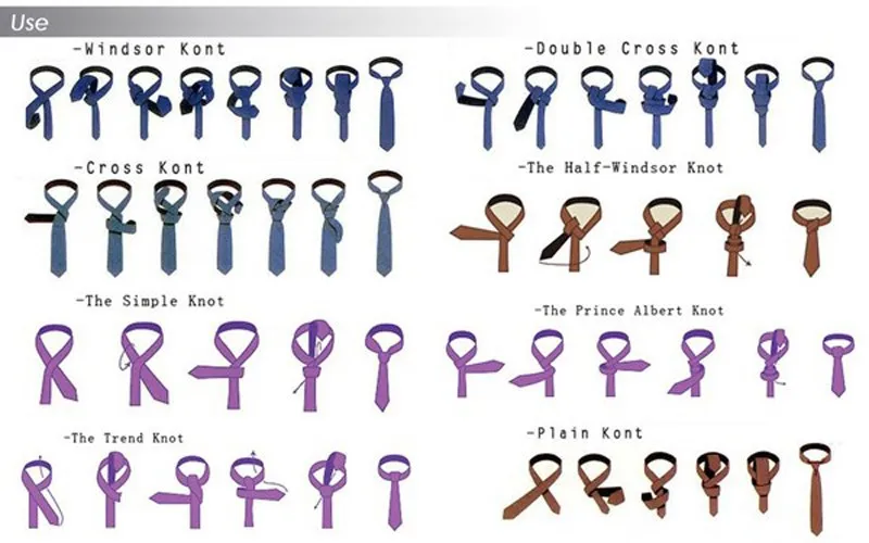 Узлы на галстук схемы - журнал 13malyshok.ru