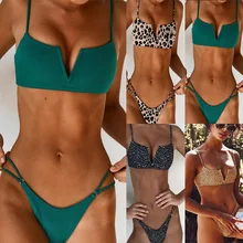 Sexy Bikini Swimwear Women Swimsuit Brazilian Bikini Set Print Halter Top Beach wear Sexy Bikini Swimwear Women Swimsuit Brazilian Bikini Set Print Halter Top Beach wear