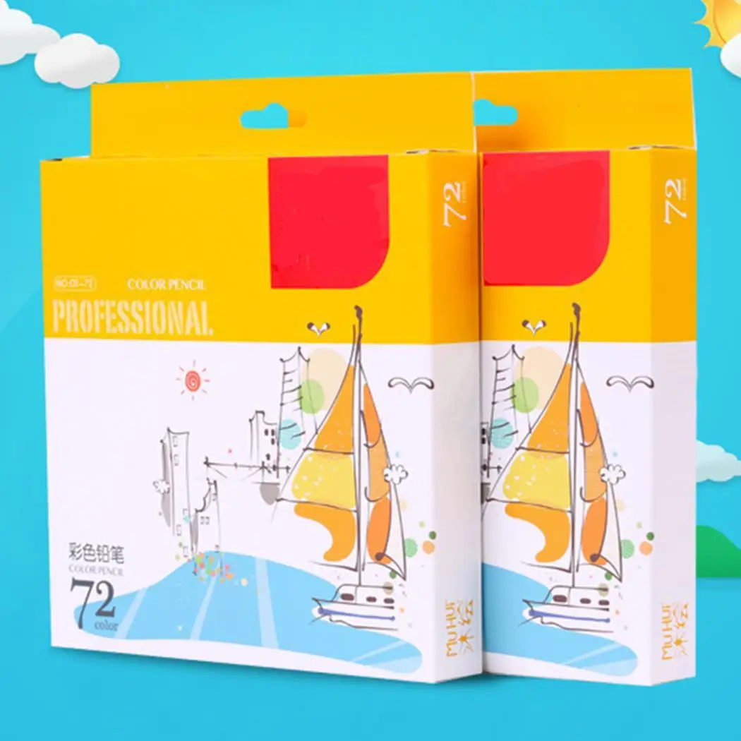

72 Colored Practical Portable Painting Coloring Neutral Pencils Set Neutral Home Colors