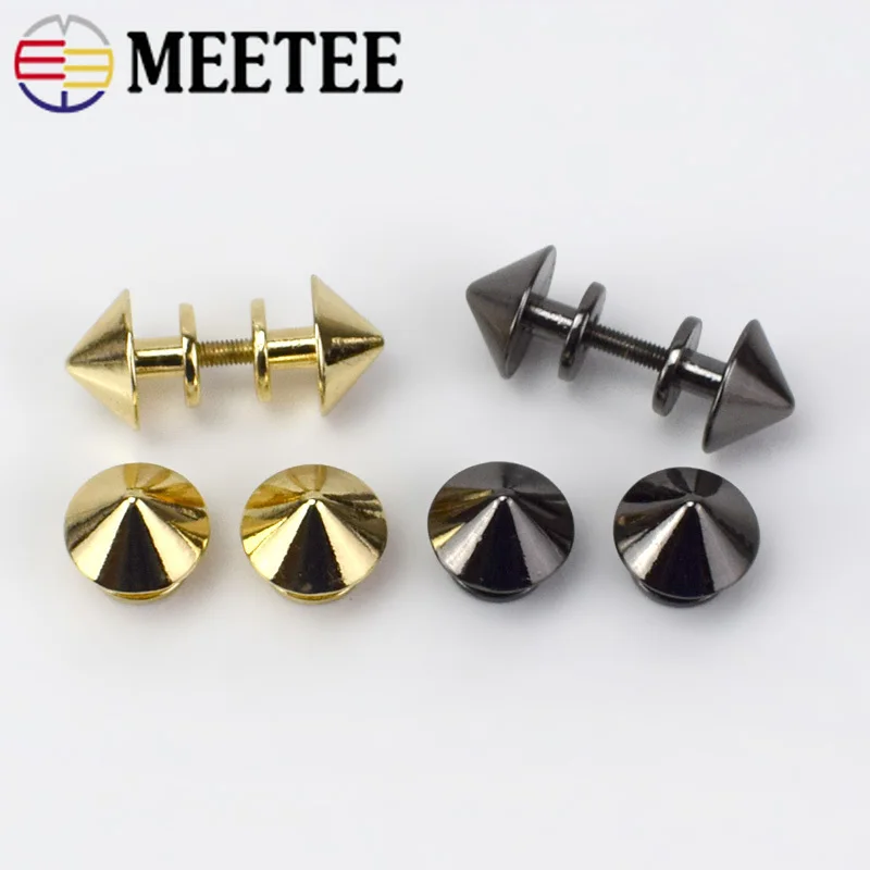 Fashion 15MM Bags Rivet Screw Handbag shoes Decorative Studs Button