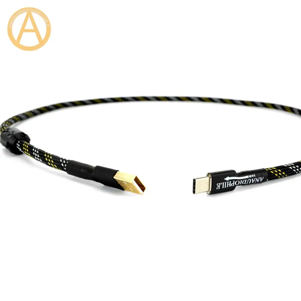 Hifi USB To Type C Audio Data USB Cable For DAC Mobile Cell Phone Tablet USB Type A To USB Type C Cable,High Quality Handcrafted
