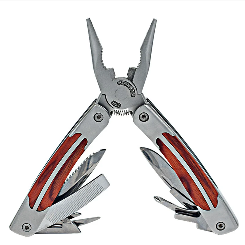 Free shipping Outdoor folding multi function combination tool knife
