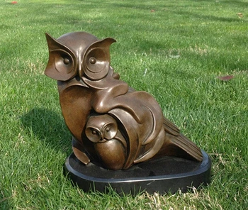 

Art Deco Sculpture Owl Bronze Statue