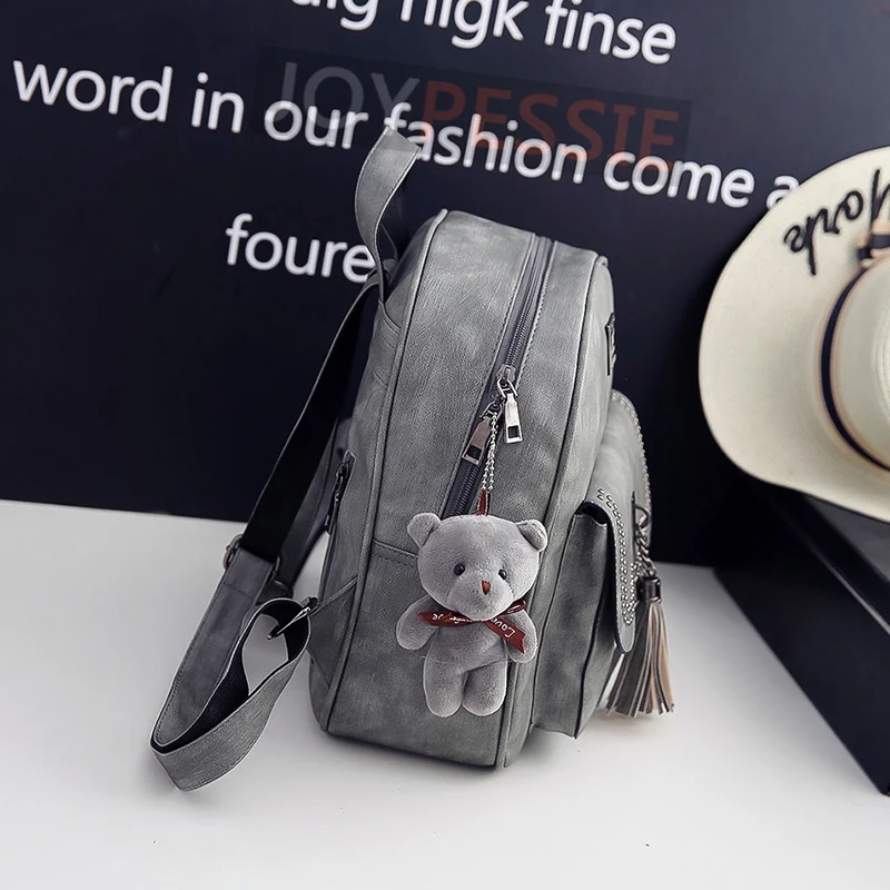 Joypessie-New-Design-Tassel-Women-Backpack-PU-Leather-Backpack-for-Girls-Female-School-Shoulder-Bag-Vintage (2)