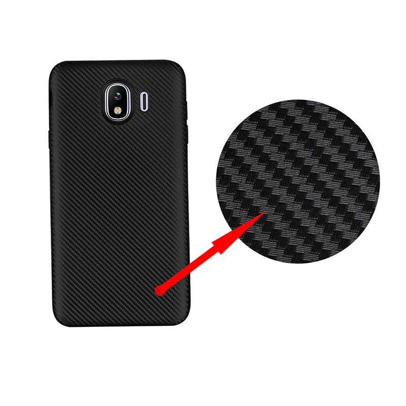 carbon fiber silicone case samsung j4 (3)