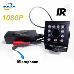 Hqcam 1080 P ик-poe мини IP-камера ночное видение Камера 940nm ИК Мини ip-камеры, скрытые сети ONVIF миниатюрный POE ip-камера