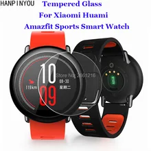 For Xiaomi Huami font b Amazfit b font Sports SmartWatch Tempered Glass 9H 2 5D Premium