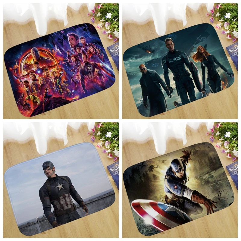 

XINTOCH Marvel Avengers 4 Endgame Carpet Plush Toys MCU Spiderman Iron Man Captain America New Rug Gift for Kids Drop Shipping