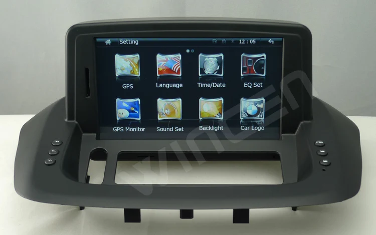 Top 2013 Newest 1080P 7"Car DVD GPS Player for Renault Fluence 800MHz CPU 512MB RAM build in DVR support phonebook Free 8GB USB Disc 1