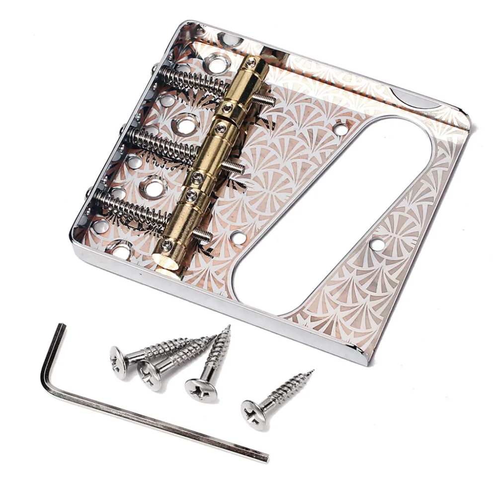 

ASHTRAY BRIDGE BLACK LEFT HANDED 3 BRASS SADDLE FOR TL GUITAR