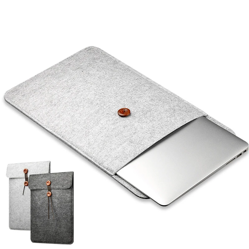 Чехол для ноутбука Macbook Air 11 13 Pro 15 вертикальный Тонкий шерстяной войлочный чехол 6