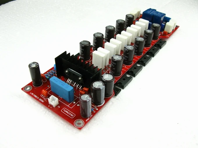 Mono 300W LME49810+ C5200/A1943 DIY fever amplifier board With protection circuit finished board ...