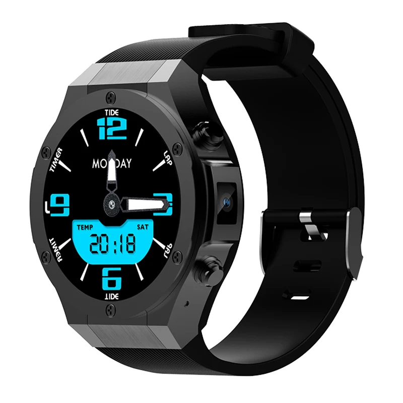 

Finow H2 Smart Watch MTK6580 Quad Core 1G/16G Sports Android Wearable Devices Fitness Tracker BT 3G Wifi 5MP Camera SmartWatches
