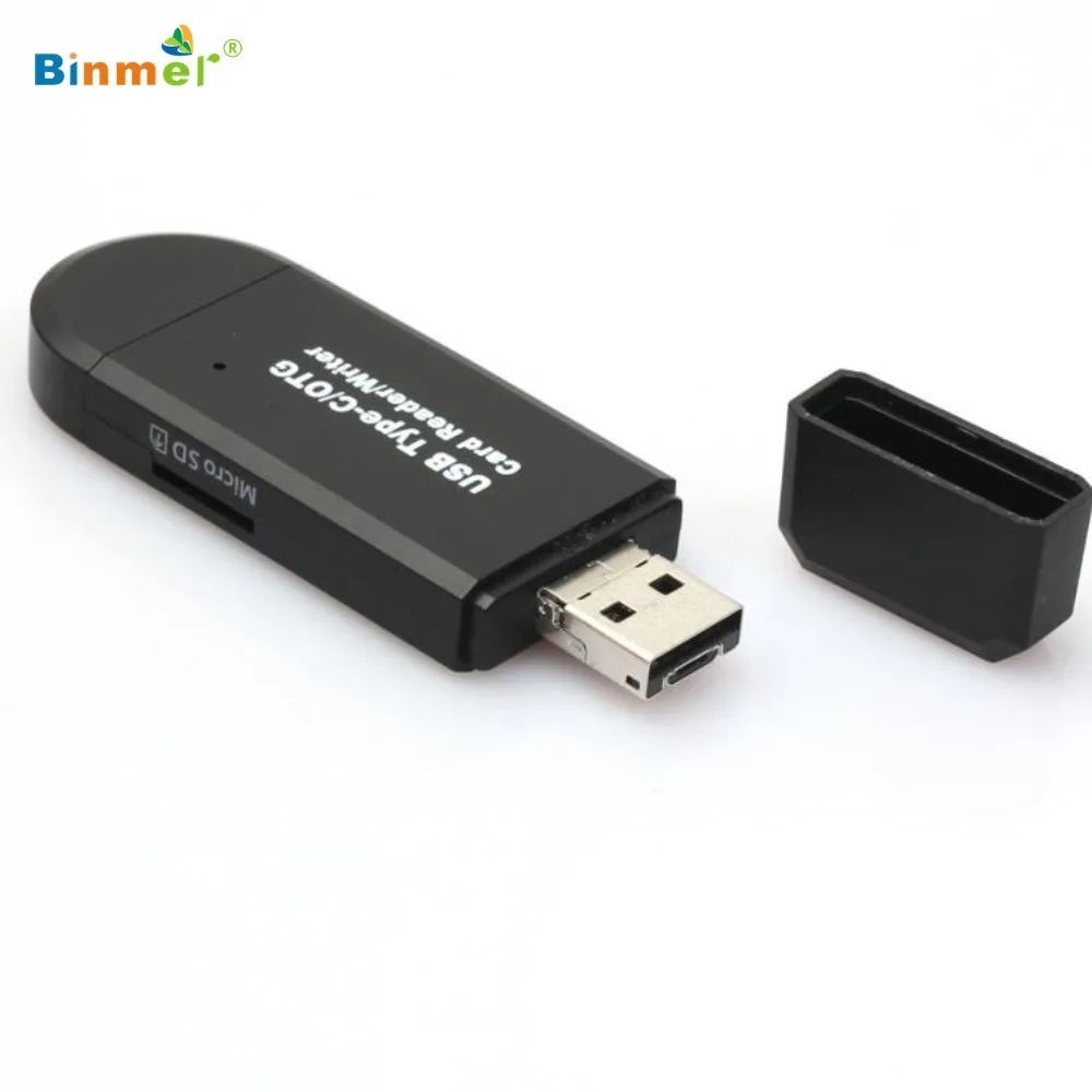 Ecosin2 Новое поступление творческий Дизайн USB-C Тип C/USB 3.0/Micro USB/OTG TF SD MMC card Reader для телефона MacBook 17mar24