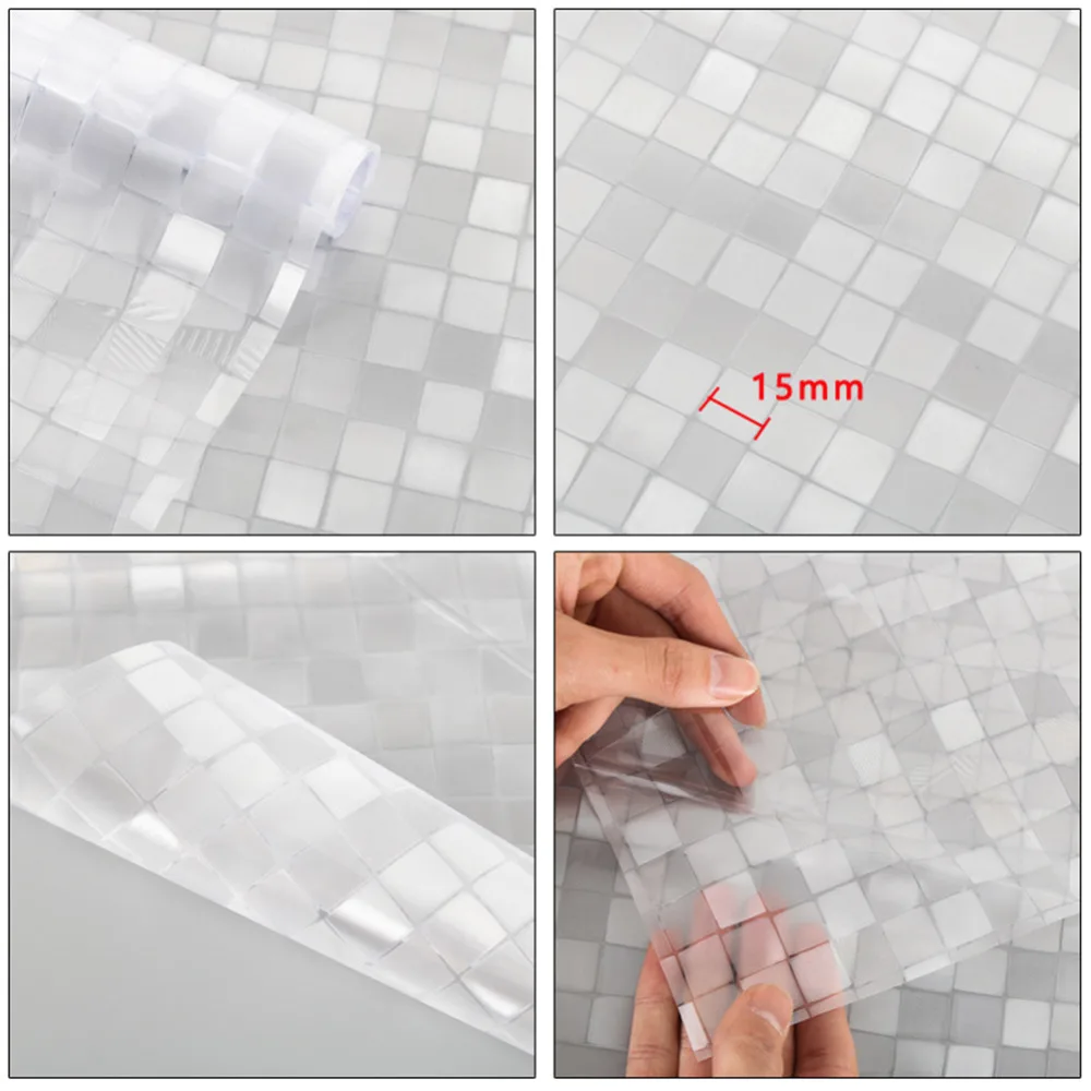 3D Мозаика ПВХ матовая непрозрачная декоративная пленка самоклеющиеся стеклянные наклейки для дома и ванной adesivo de parede
