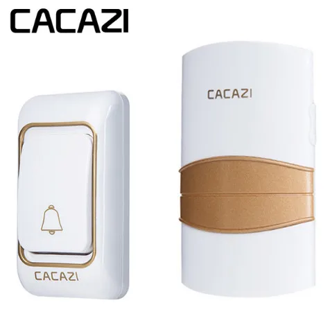 CACAZI Wireless Doorbell AC 220V Waterproof with 36 Rings 4 Volume Door Chime 300 Meters Remote Bell CACAZI Wireless Doorbell AC 220V Waterproof with 36 Rings 4 Volume Door Chime 300 Meters Remote Bell