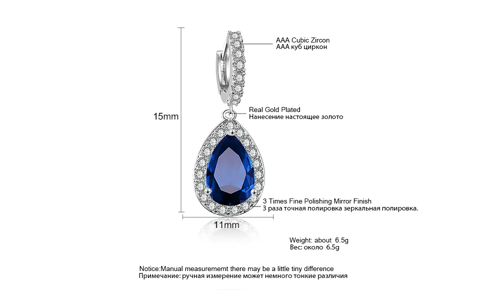 ZAKOL модные классические серьги-кольца с кристаллами в виде капель воды и циркония для женщин, блестящие свадебные украшения, FSEP2276