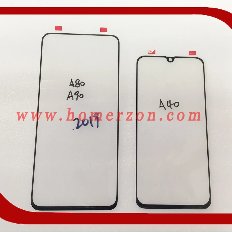 10 шт. для samsung Galaxy A10 A20 A30 A40 A50 A60 A70 сменный ЖК-экран Внешний стеклянный объектив для samsung A80 A90