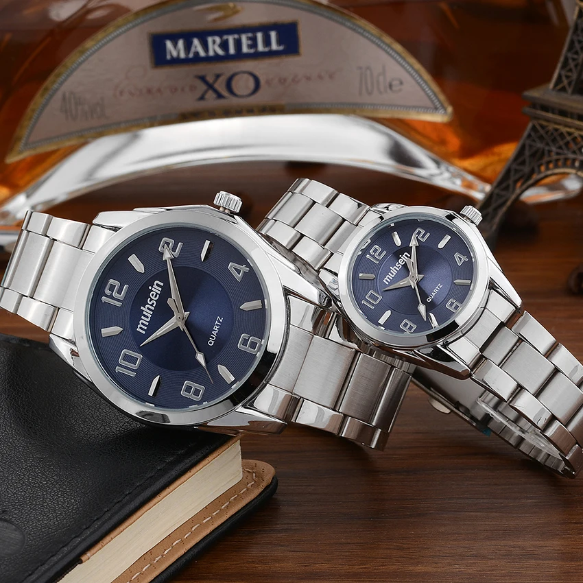 Muhsein fashion Casual font b watch b font men and women font b watch b font