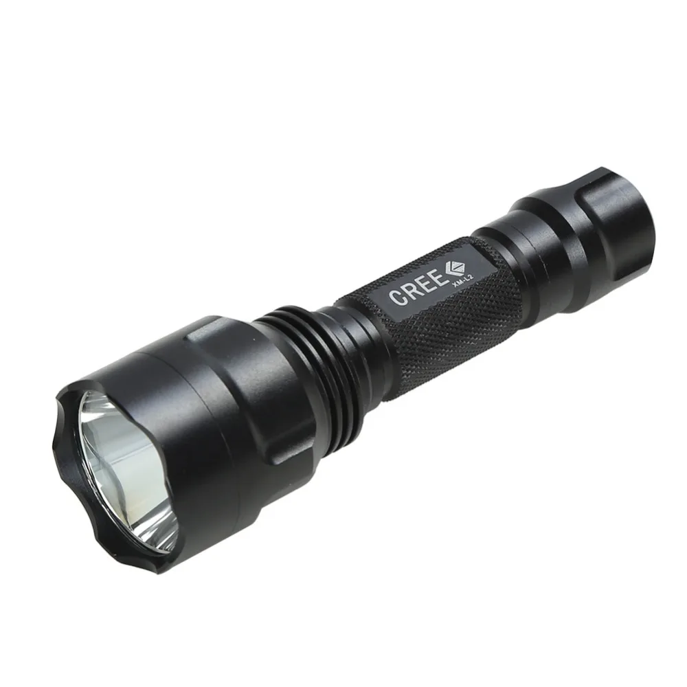 Anjoet C8 CREE XM-L T6 белый/зеленый/красный светодиодный тактический фонарь 18650 аккумулятор алюминиевый фонарь для охоты высокого качества