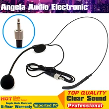 Headworn Headset Condenser Microphone 3 5mm Screw Lock Plug Microfone Microfono Mike For PC Wireless System