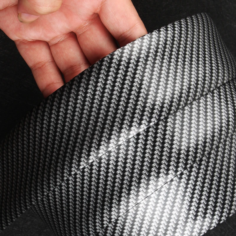 Car Styling Door Sill Protector Carbon Fiber Moulding Strip Trim Front Bumper Lip Kit Cover Trunk Stickers For BMW