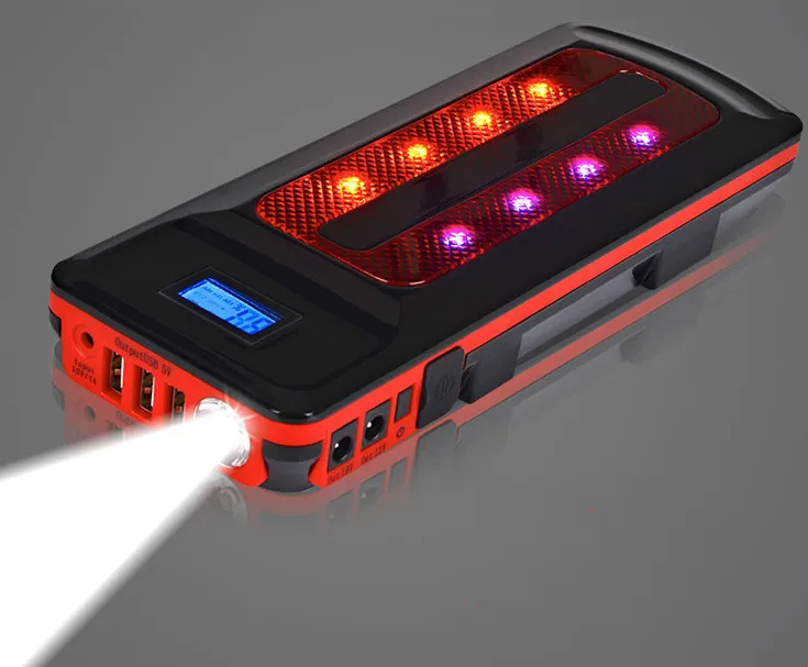  LED Screen 12V Car Jump Starter Booster Charger 22000mAh battery charger 800A for Laptop PC Gaming 