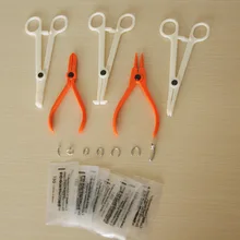 1 шт. одноразовый пирсинг для тела Набор инструментов плоскогубцы щипцы иглы аксессуары набор с серьга для брови губ соски кольца для носа