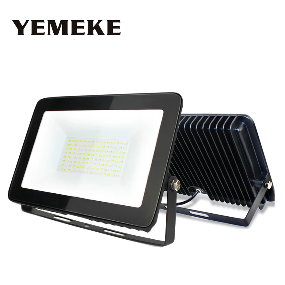 

Ultrathin Waterproof LED 170-260V LED Flood Light 15W 30W 60W 100W 150W 200W Led Floodlight Spotlight Outdoor Wall Lamp Thin