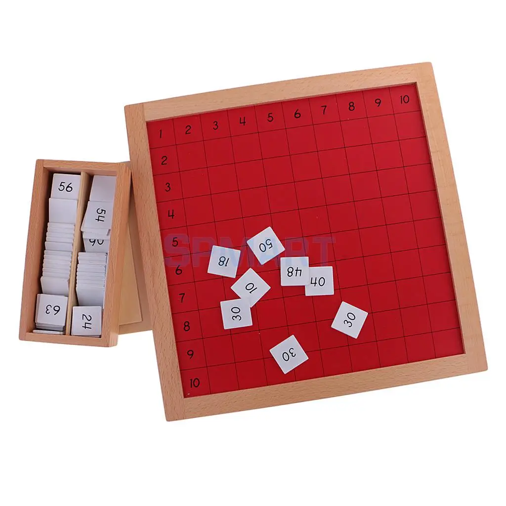 

Montessori Mathematics Material Toys for Kids Early Learning Multiplication