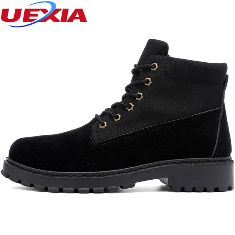 Kopen UEXIA Nieuwe Militaire Boot Mannen Laarzen Tactische Toevallige Mannelijke Schoenen mannen Timber Army Combat Winter Schoeisel Askeri bot Casual Mountain