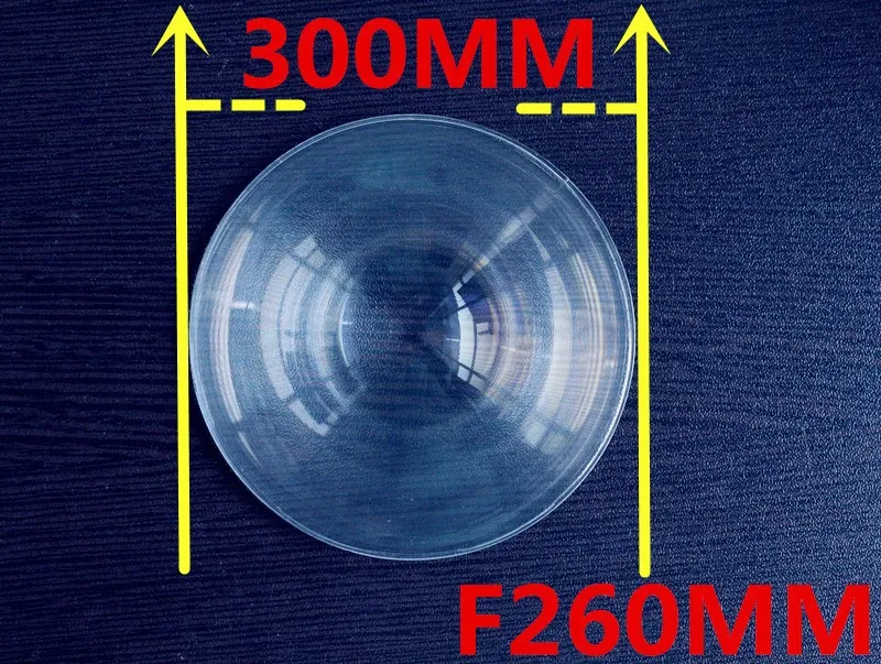 Fresnel Lens Diameter 300mm Focal length 260mm Fresnel Lens DIY TV