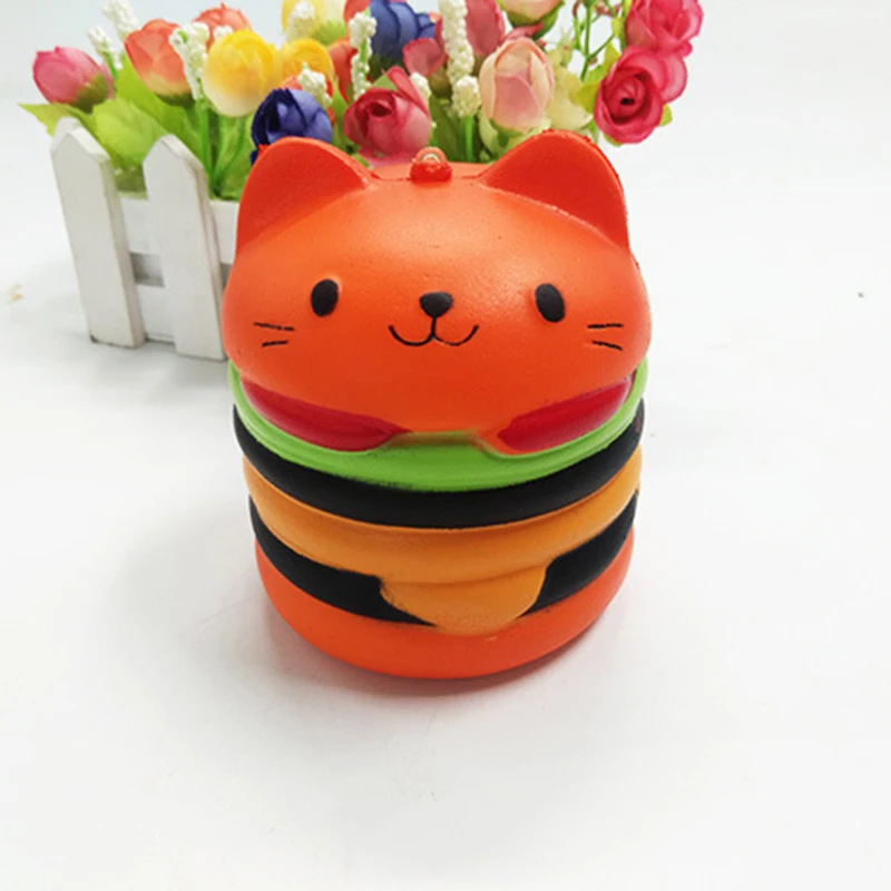 Джамбо Сжимаемый мягкий медленно поднимающийся эластичный Kawaii клубника