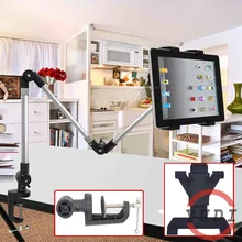 4 12 inch Flexible Adjustable Tablet Mount Stand Holder for tablet pc and cellphone holder aluminum