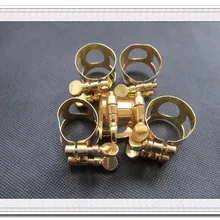 5 шт металлический лигатурный для альт мундштук саксофона позолоченный двойной винты