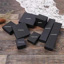 5 Pack Schmuck Organizer Lagerung Geschenk Box Halskette Ohrringe Ring Armband Box Papier Schmuck Verpackung Container Schwamm Innen