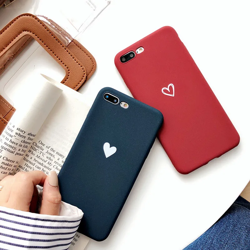 

Zagter Love heart candy color Pattern Cover For iPhone 5 5S SE TPU Soft Silicone Cases For iPhone 8 7 6 6S X XS XR MAX