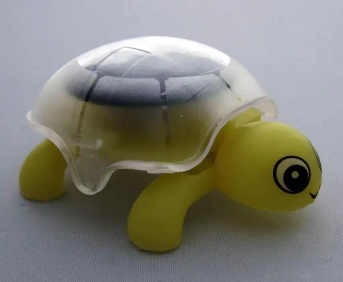 Солнечный Мощность энергии игрушечные черепахи детей Reptile милые Животные обучения подарки - Цвет: yellow