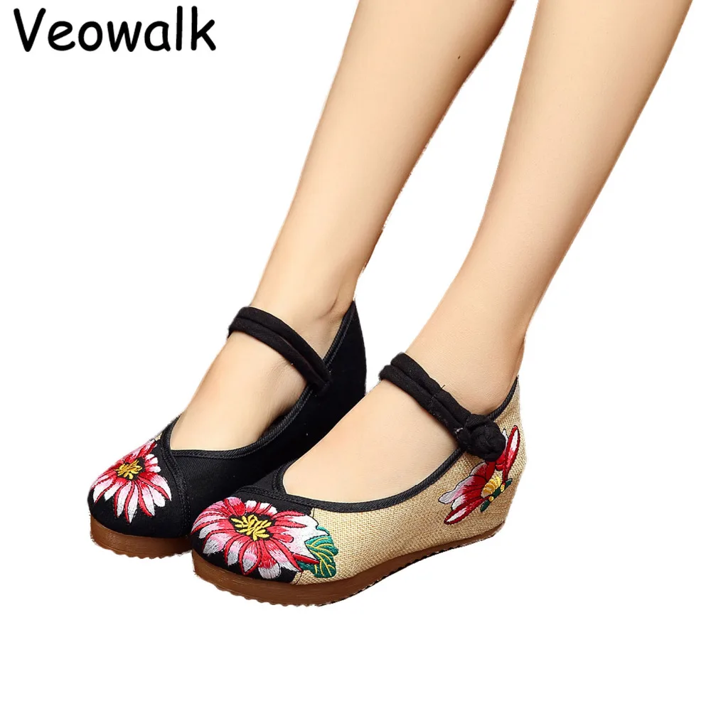 Big Size 40 Chinese Style Women High Heel Old Peking Cloth Big Size 40 Chinese Style Women High Heel Old Peking Cloth