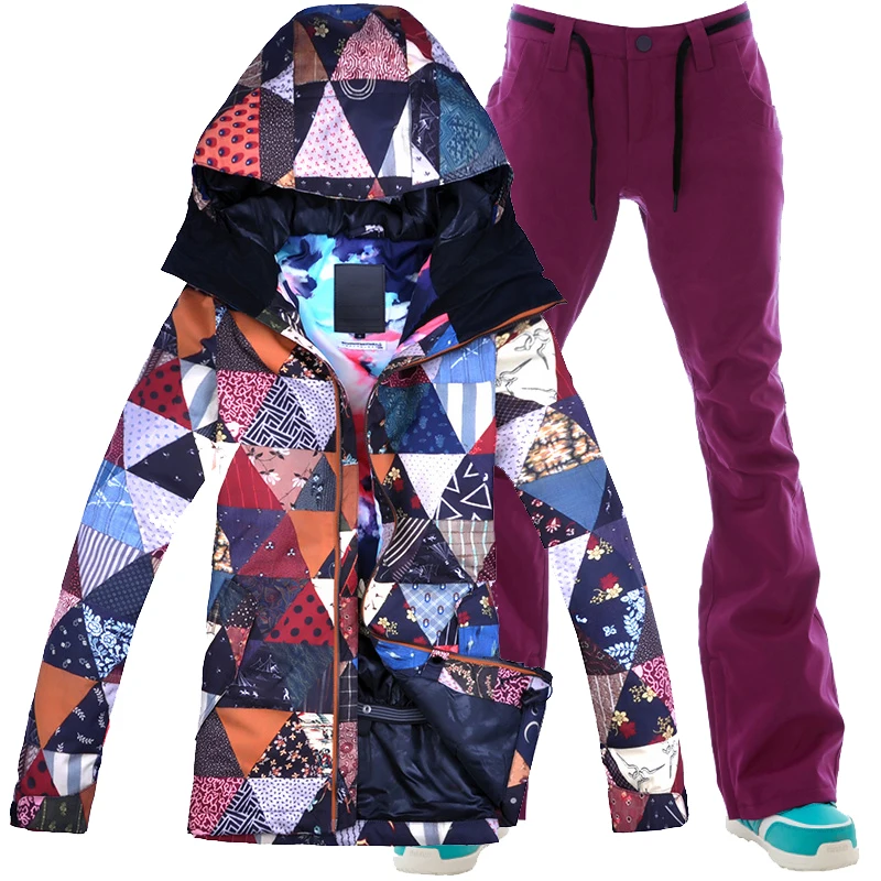 بدلة تزلج النساء الشتاء سترة مع السراويل الدعاوى التزلج على الجليد على الجليد سترة و السراويل التزلج دعوى الإناث Gsou الثلوج تزلج بدلة تزلج النساء الشتاء سترة مع السراويل الدعاوى التزلج على الجليد على الجليد سترة و السراويل التزلج دعوى الإناث Gsou الثلوج تزلج