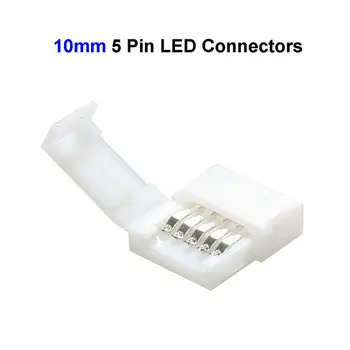 

1000pcs 10mm 5 Pin RGBW Connectors For SMD 5050 RGBW LED Strip LED PCB Board Connectors Free Welding