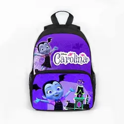 2019 Новый Популярный мультфильм Vampirina Печать школьный рюкзак для детей повседневные школьные сумки для детей мальчики девочки