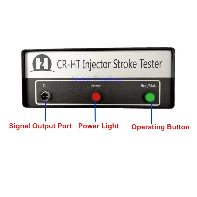 

CR-HT diesel common rail injector nozzle valve stroke armature lift measuring tester, Pulse drive box injector repair tool