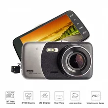 4.0 Inch IPS Screen Car DVR Night Vision Car Camera T810 Oncam Dash Camera Full HD1080P Video Dual Lens Dash Cam