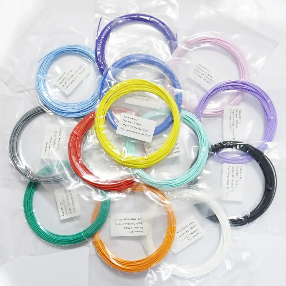 65 Meters 13 Colors 1 75mm Filament DEWANG X4 Low Temperature 3D Pen Plastic Printer Material