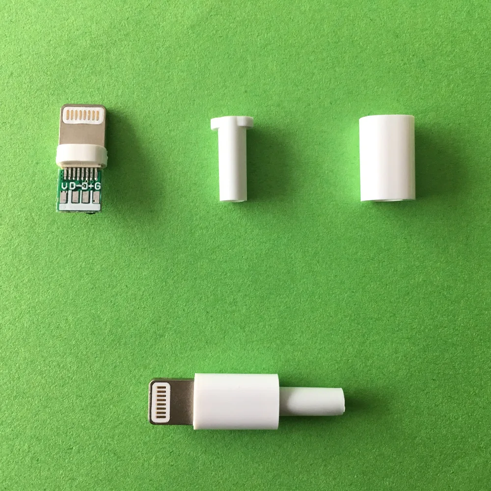 4 قطعة/الحزمة YT2157Y البرق حوض usb المكونات مع رقاقة مجلس ولا رقاقة مجلس diy تجميعها كابل جعل الهاتف استخدام