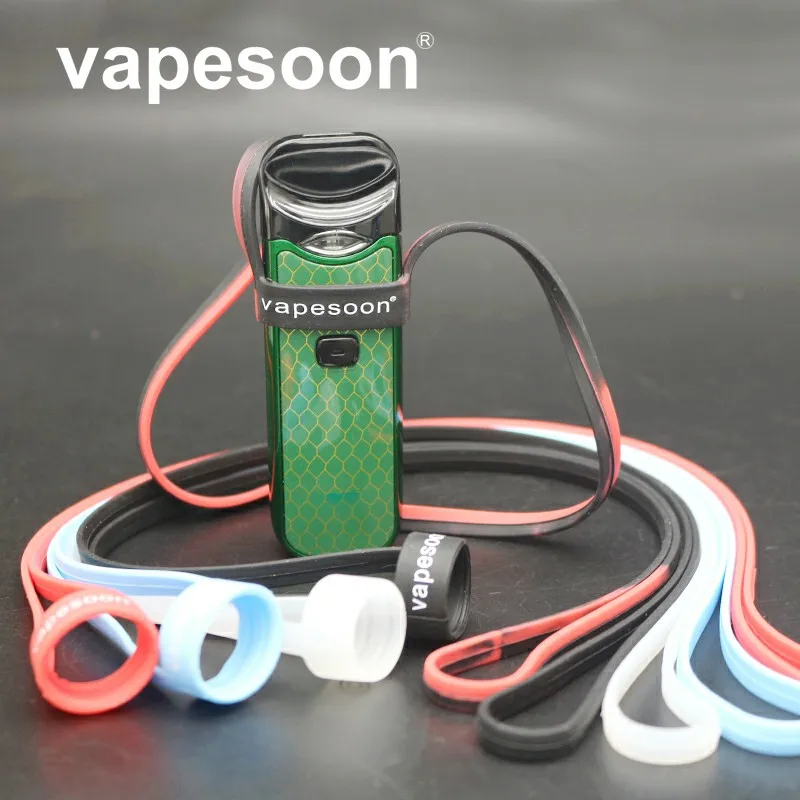 

VapeSoon Universal Protective Silicone Lanyard For Eleaf IJUST S 4ML Kit Jomo Royal 30 Kit EGO AIO Quick Start Kit