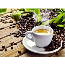 DIY, полный, Алмазный Вышивка, какао бобы чай, фото на заказ, Алмазный живопись, вышивка крестом, 3D, Алмазная мозаика, Декор, Рождество js835